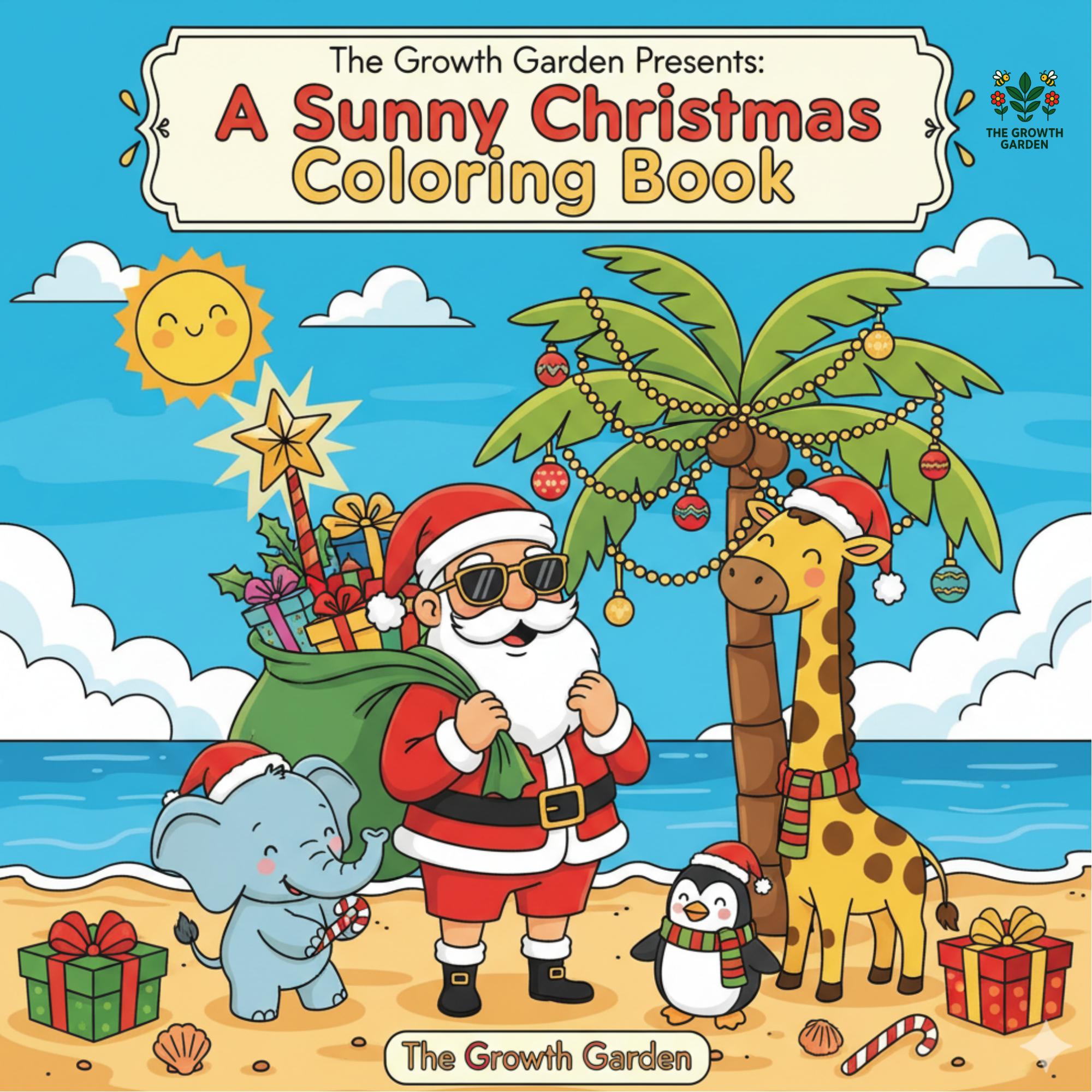A Sunny South African Christmas Coloring Book